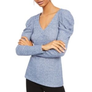 NWT INC RIBBED V NECK T-SHIRT